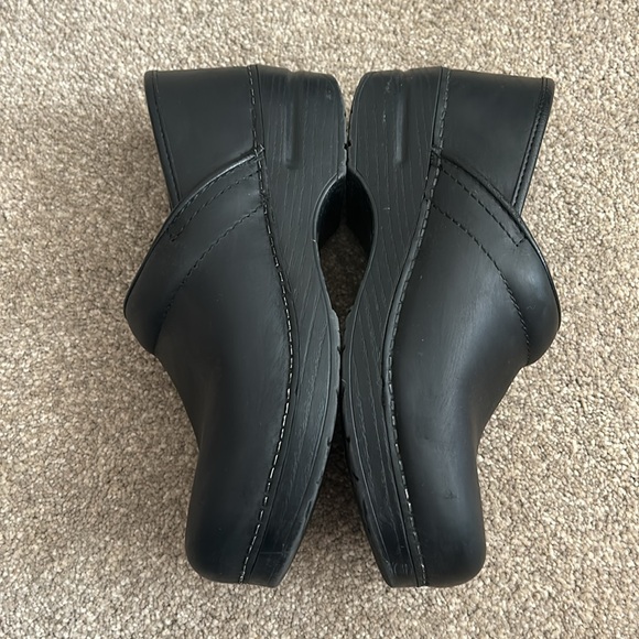 Dansko Professional Cabrio Black Leather Clog Size 38 N - Picture 8 of 11